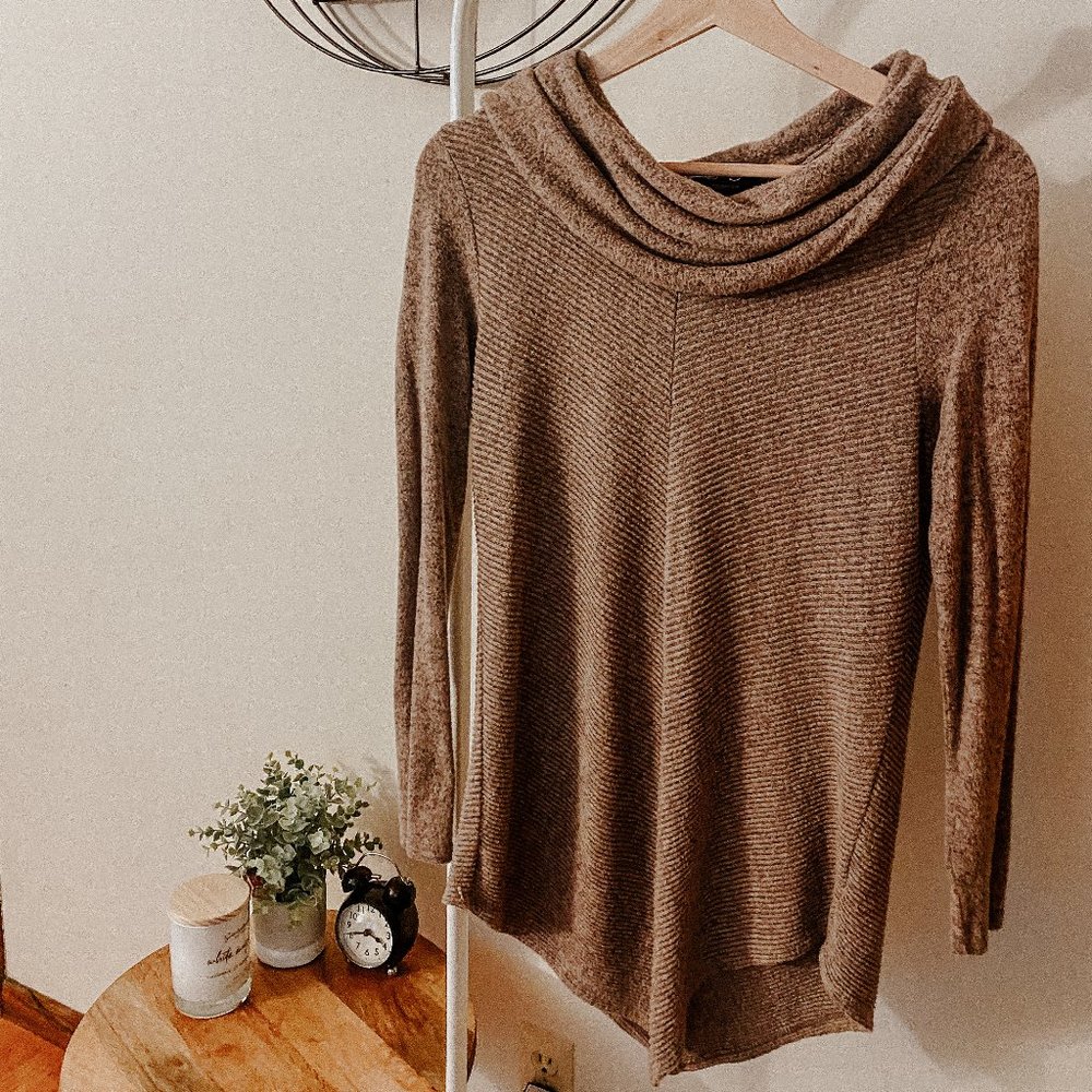 Cowl Neck Sweater - By & By